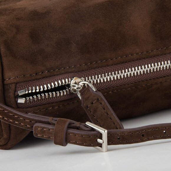 Luxurious Premium Suede Small Shoulder Bag - Women’s Adjustable Crossbody Style - Picture 8 of 8